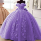 Beaded Princess Quinceanera Dresses with Big Bow Sweet 15 16 Ball Gown Y1485