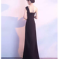 Modest Black One Shoulder Long Prom Dress Elegant Formal Gown Y599