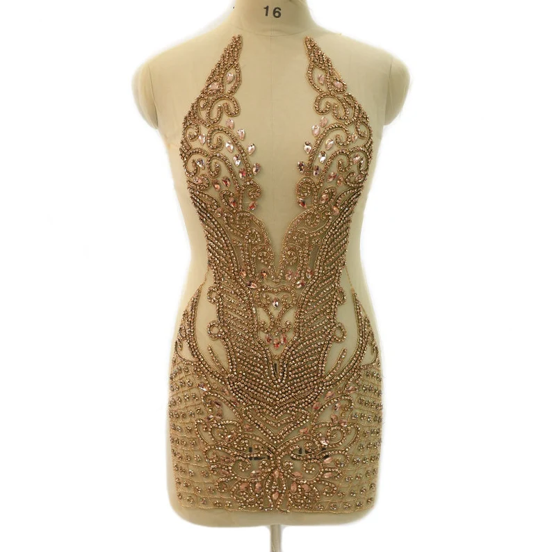 Luxurious Heavy Handmade Party Dress,22st Birthday Dress,Sexy Silver/Gold Homecoming Dress Y1426