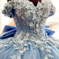 Beaded Princess Quinceanera Dresses with Big Bow Sweet 15 16 Ball Gown Y1485
