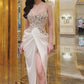Sexy Sleeveless White Evening Dress,Formal Gown Y1245