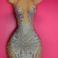 Luxurious Beaded Short Party Dress Sexy Party Dress Y20