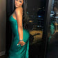 18th Birthday Outfits Spaghetti Straps Silk Evening Dress Sexy Evening Gown Y639