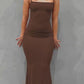 Mermaid Spaghetti Straps Long Prom Dress Sexy Evening Gown Y566