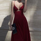 Sexy A-line Spaghetti Straps Long Prom Dress Y1369