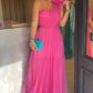 Elegant A-line Tulle Prom Dress,Charming Prom Gown,Wedding Reception Dress Y1046
