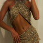 Sexy Mini Party Dress Sequins Short Homecoming Dress Y636